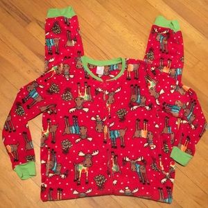 🌺 Christmas moose pajamas